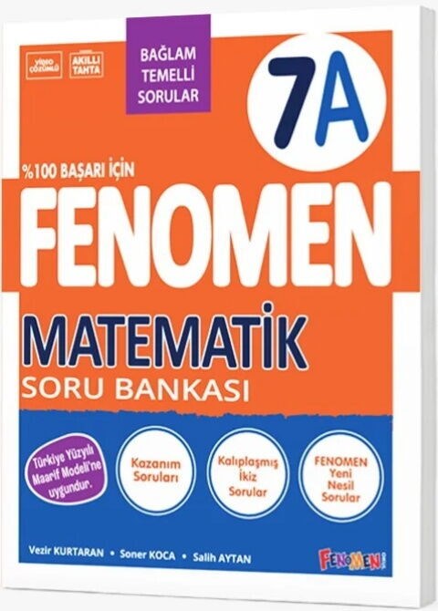 Fenomen Okul Yayınları 7. Sınıf Matematik A Fenomen Soru Bankası