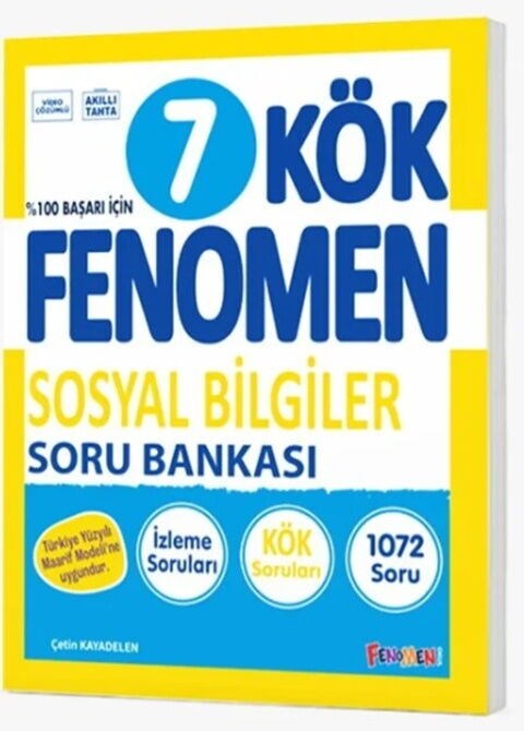 Fenomen Okul Yayınları 7. Sınıf Sosyal Bilgiler Kök Soru Bankası