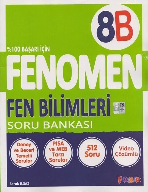 Fenomen Okul Yayınları 8. Sınıf Fenomen Fen Bilimleri B Soru Bankası