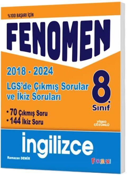 Fenomen Okul Yayınları 8. Sınıf LGS İngilizce Çıkmış Soruları Ve İkiz Soruları