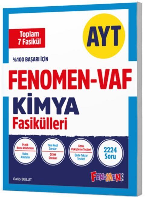 Fenomen Okul Yayınları AYT VAF Kimya Fasikülleri Seti