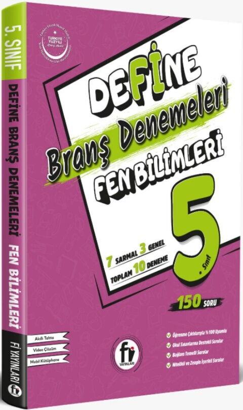 Fi Yayınları 5. Sınıf Fen Bilimleri Define Branş Denemeleri