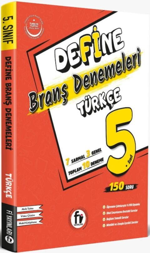 Fi Yayınları 5. Sınıf Türkçe Define Branş Denemeleri