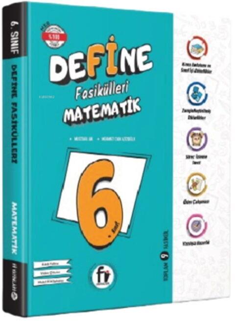 Fi Yayınları 6. Sınıf Matematik  Define Konu Fasikülleri
