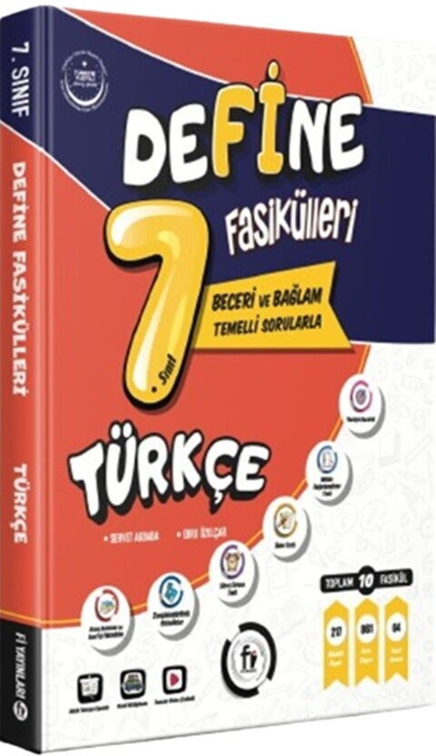 Fi Yayınları 7. Sınıf Türkçe Define Fasikül