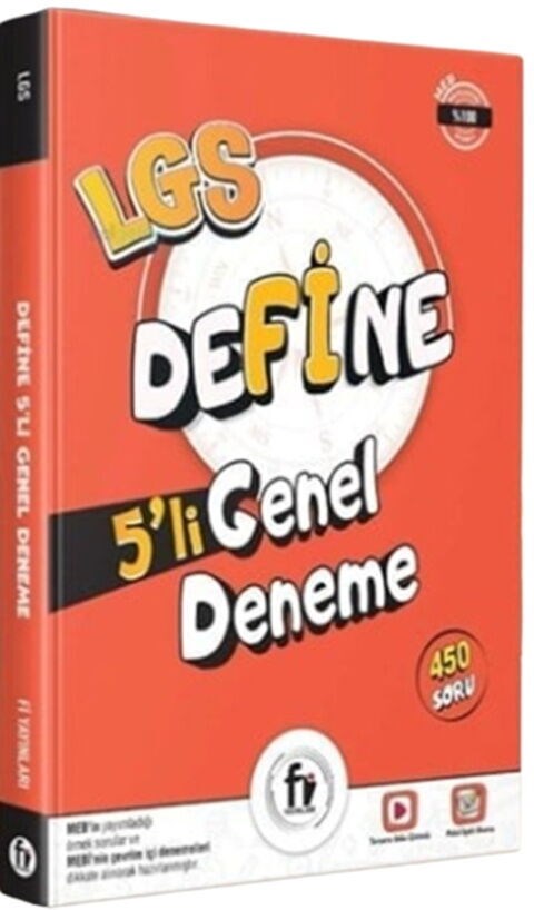 Fi Yayınları 8. Sınıf LGS Define 5li Genel Deneme