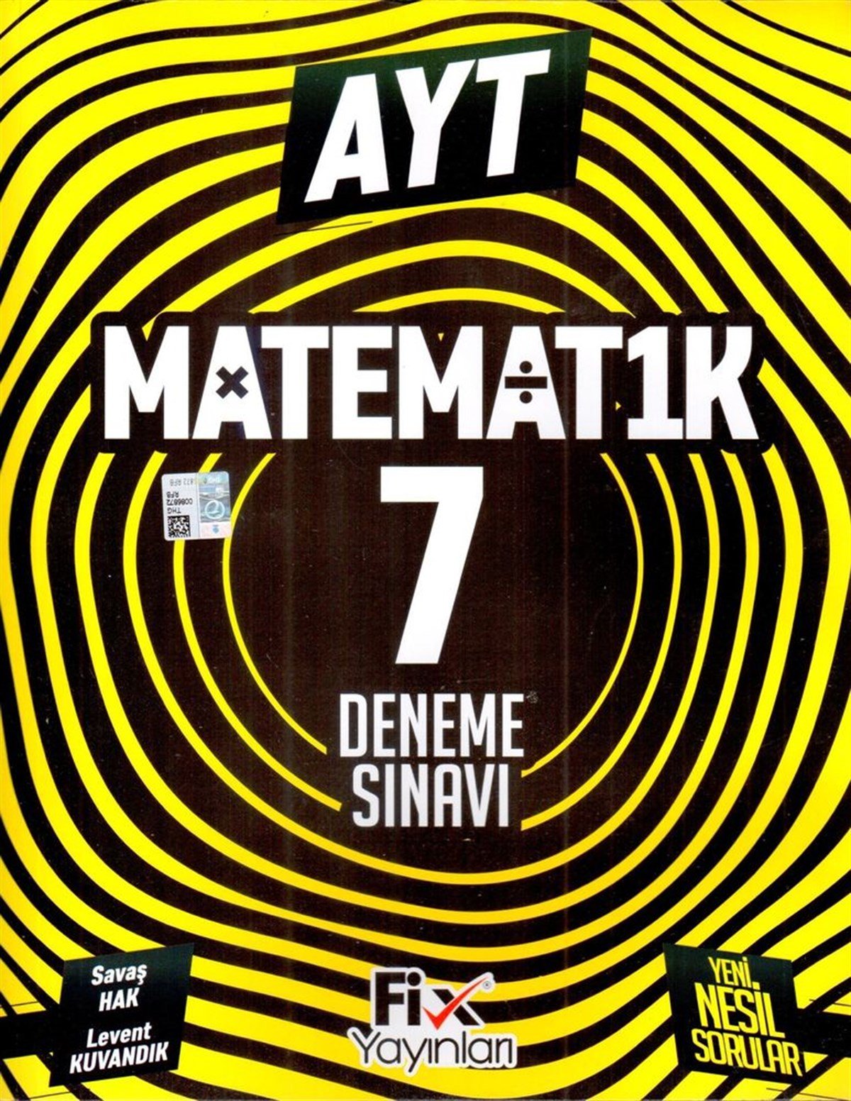 Fix Yayınları AYT Matematik 7 Deneme