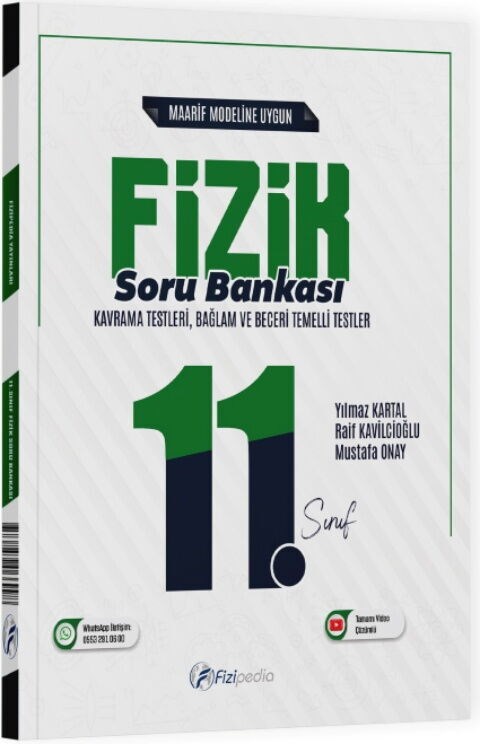 Fizipedia Yayınları 11. Sınıf Fizik Maarif Model Soru Bankası