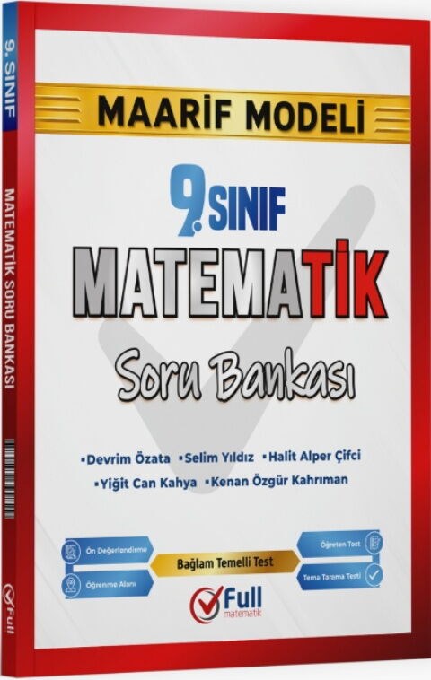 Full Matematik 9. Sınıf Matematik Maarif Soru Bankası