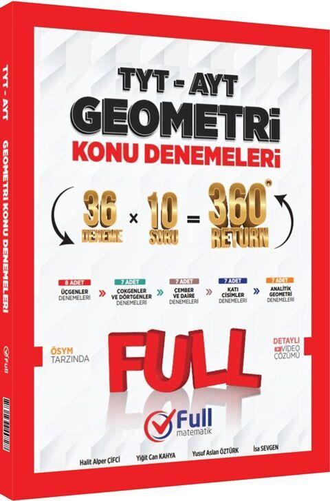 Full Matematik Yayınları TYT AYT Geometri Konu Denemeleri