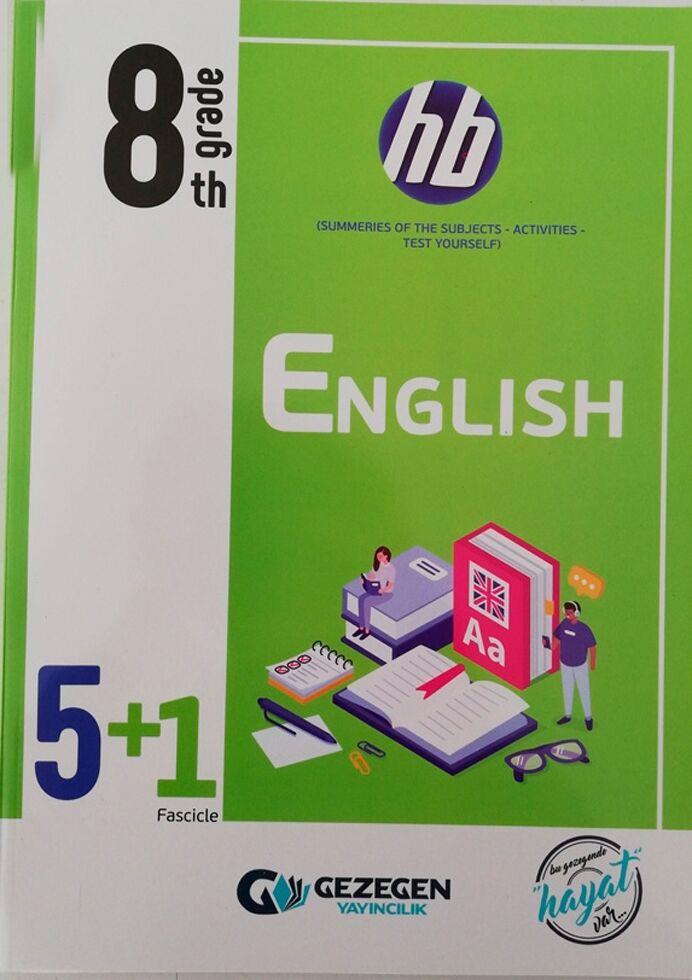 Gezegen Yayınları 8. Sınıf İngilizce 5 + 1 Fasikül
