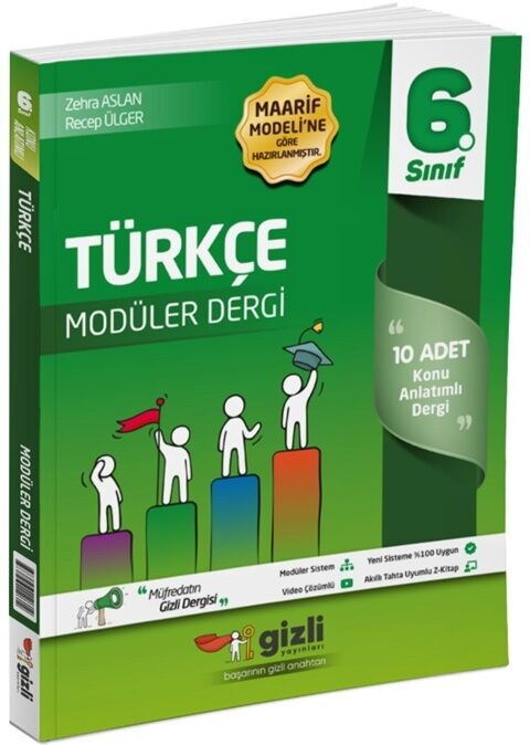 Gizli Yayınları 6. Sınıf Türkçe Müfredatın Gizli Dergisi