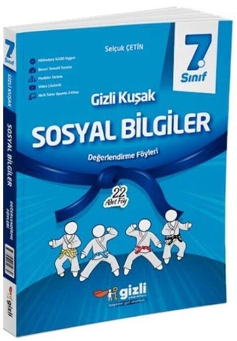 Gizli Yayınları 7. Sınıf Sosyal Bilgiler Gizli Kuşak Değerlendirme Föyleri