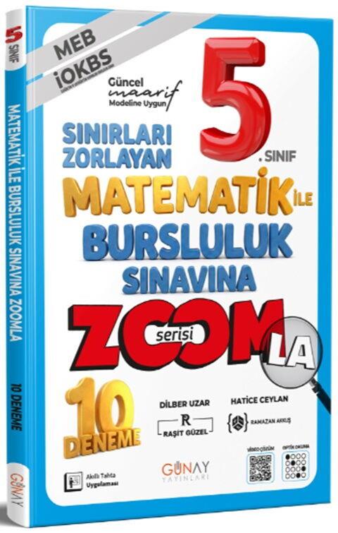 Günay Yayınları 5. Sınıf Matematik ZOOM la Bursluluk Sınavı 10 Deneme