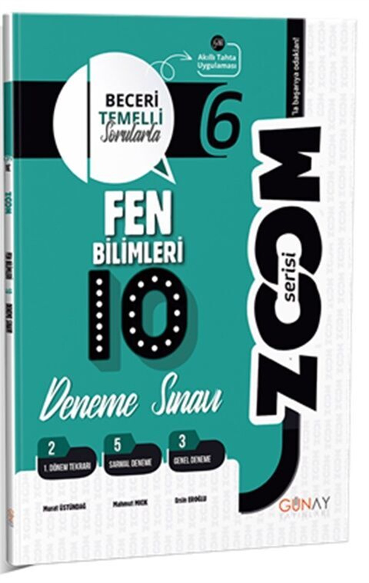 Günay Yayınları 6. Sınıf Fen Bilimleri Zoom Serisi 10 Deneme