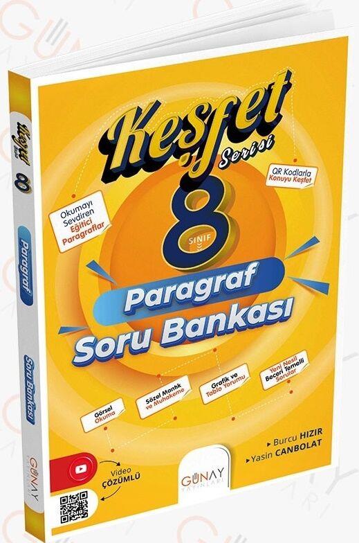 Günay Yayınları 8. Sınıf Paragraf Soru Bankası