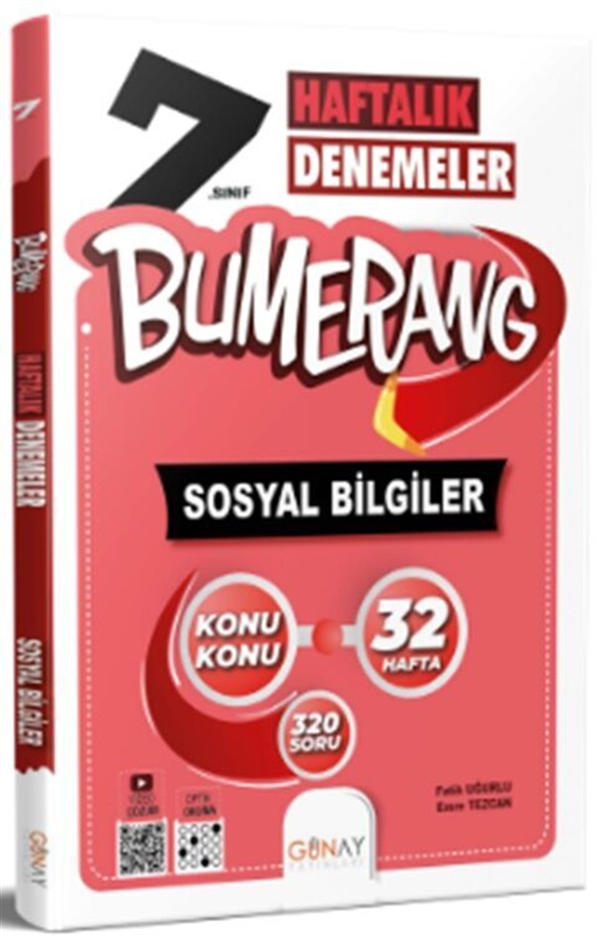 Günay Yayınları 7. Sınıf Sosyal Bilgiler Bumerang Haftalık Denemeler