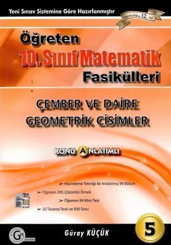 Gür 10. Sınıf Öğreten Matematik Fasikülleri Çember ve Daire Geometrik Cisimler