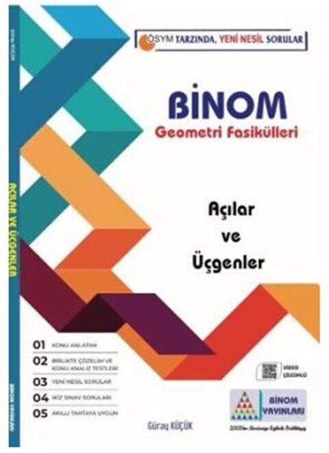 Gür Yayınları Binom Açılar ve Üçgenler Geometri Fasikülleri