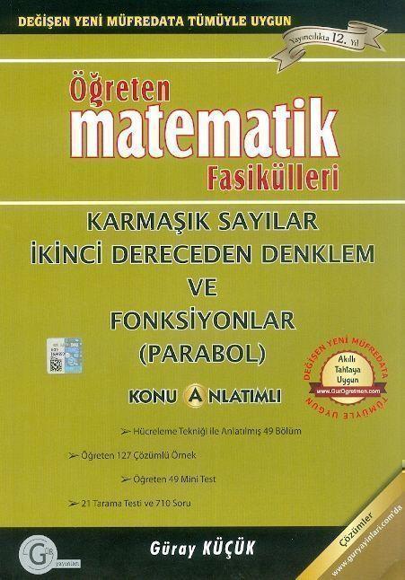 Gür Yayınları Karmaşık Sayılar II. Dereceden Denklem ve Fonksiyonlar