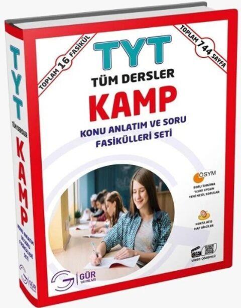 Gür Yayınları TYT Tüm Dersler Konu Anlatım ve Soru Fasikülleri Kamp Seti