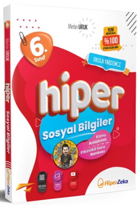 Hiper Zeka Yayınları 6. Sınıf Hiper Sosyal Bilgiler Konu Anlatımlı Soru Bankası