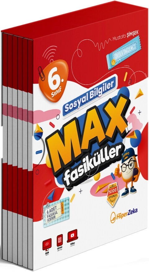 Hiper Zeka Yayınları 6. Sınıf Sosyal Bilgiler MAX Fasikülleri