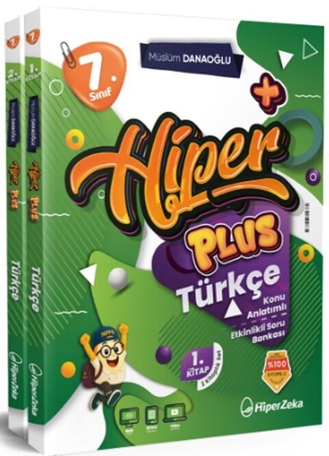 Hiper Zeka Yayınları 7. Sınıf Türkçe Hiper Plus Konu Soru Bankası