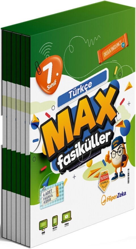 Hiper Zeka Yayınları 7. Sınıf Türkçe MAX Fasikülleri