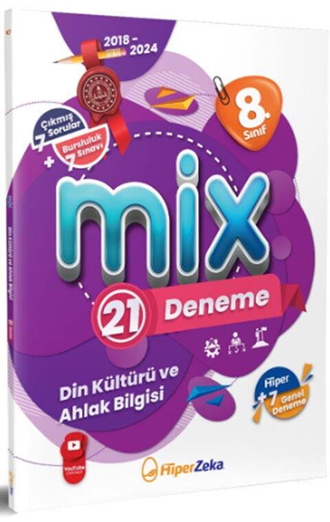 Hiper Zeka Yayınları 8. Sınıf Din Kültürü ve Ahlak Bilgisi Mix 21 Deneme