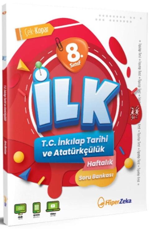 Hiper Zeka Yayınları 8. Sınıf İlk Sosyal Bilgiler Haftalık Soru Bankası