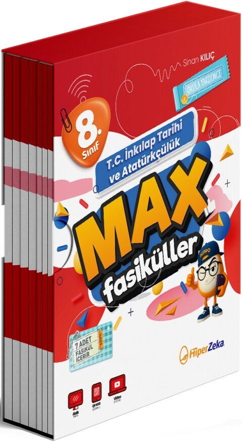 Hiper Zeka Yayınları 8. Sınıf İnkılap Tarihi ve Atatürkçülük MAX Fasikülleri