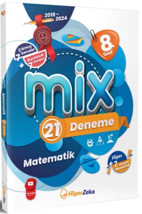 Hiper Zeka Yayınları 8. Sınıf Matematik Mix 21 Deneme
