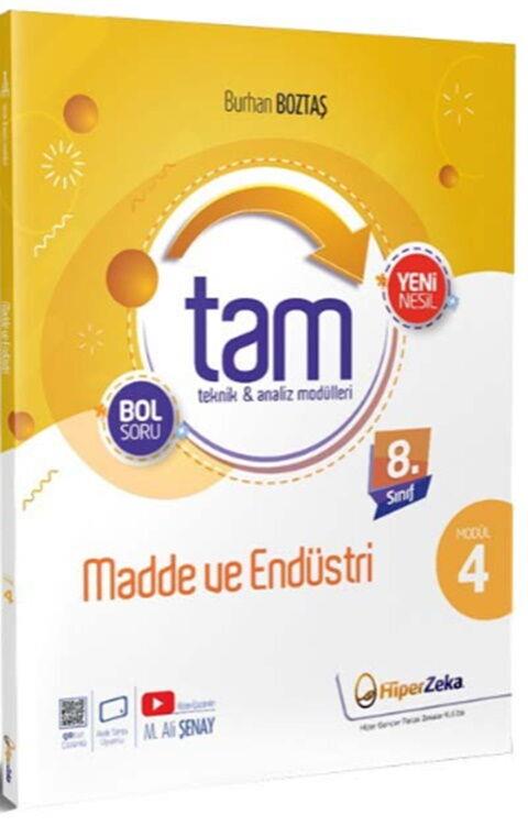 Hiper Zeka Yayınları 8. Sınıf Tam Fen Bilimleri 4 - Madde ve Endüstri