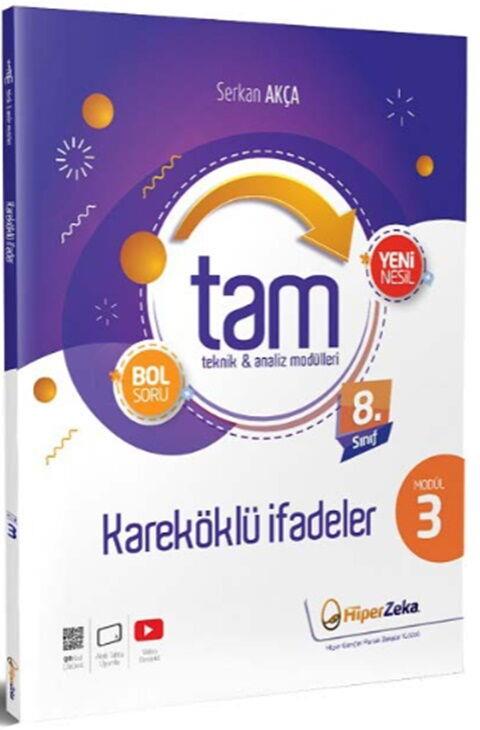 Hiper Zeka Yayınları 8. Sınıf Tam Matematik 3 - Kareköklü Sayılar