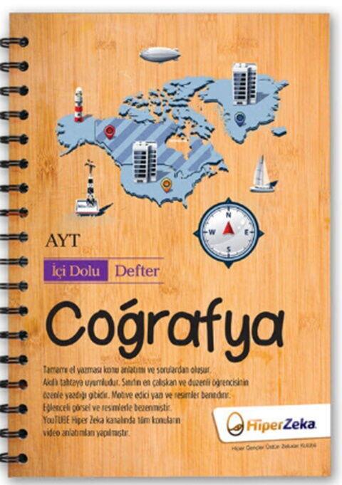 Hiper Zeka Yayınları AYT Coğrafya İçi Dolu Defter