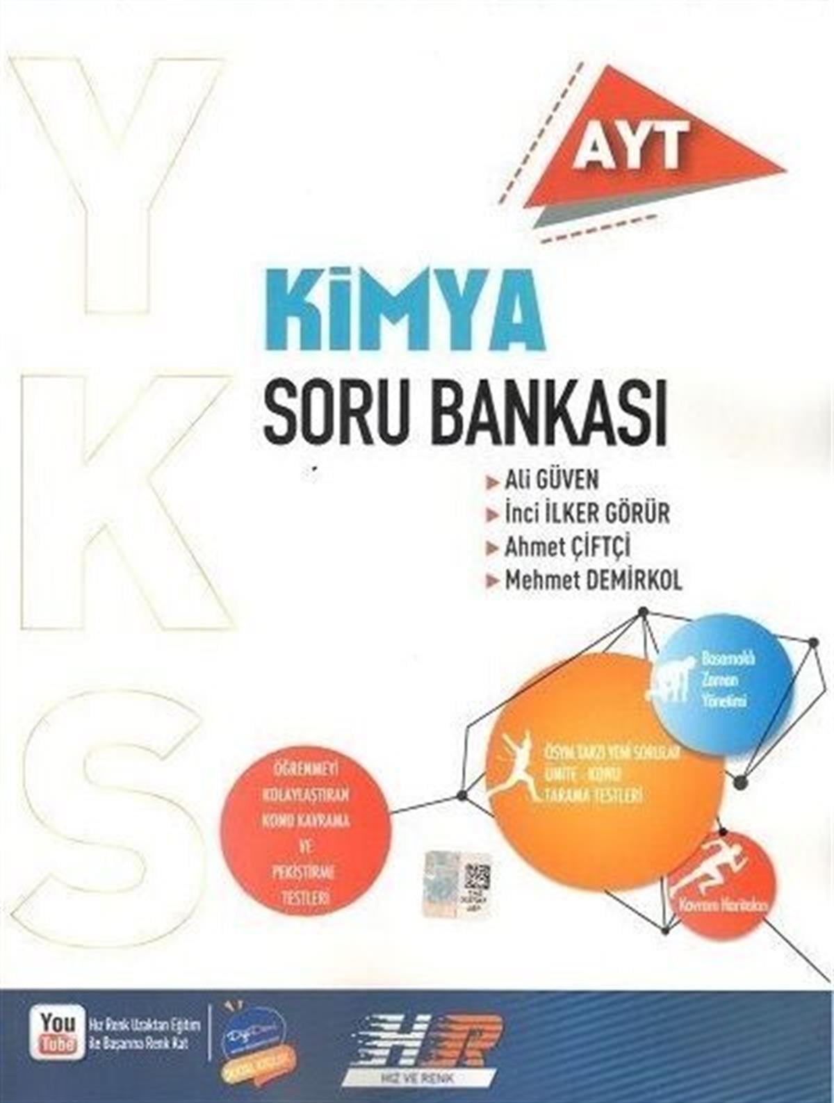 Hız ve Renk AYT Kimya Soru Bankası