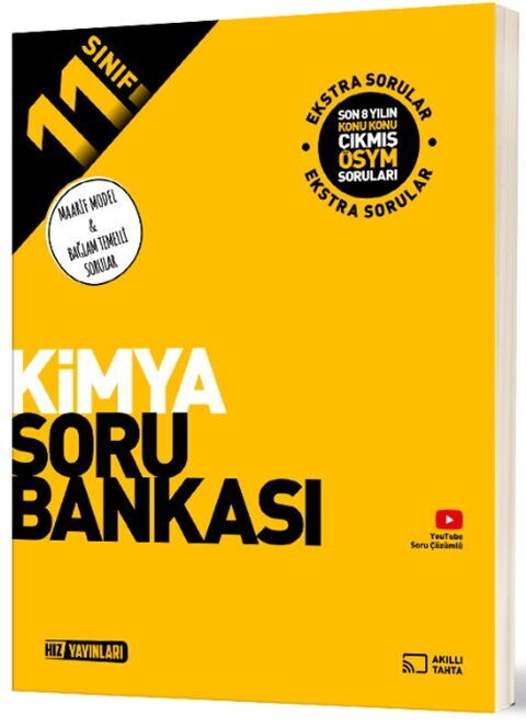 Hız Yayınları 11. Sınıf Kimya Soru Bankası