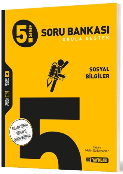 Hız Yayınları 5. Sınıf Sosyal Bilgiler Soru Bankası