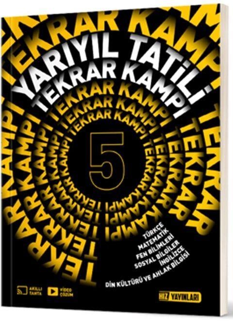 Hız Yayınları 5. Sınıf Yarıyıl Tatili Tekrar Kampı