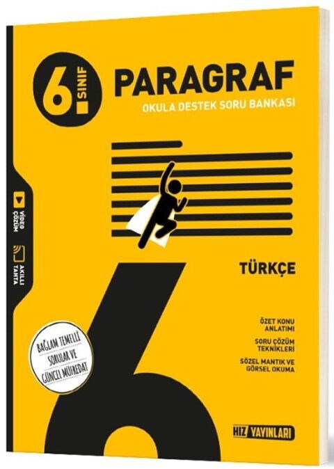 Hız Yayınları 6. Sınıf Paragraf Soru Bankası