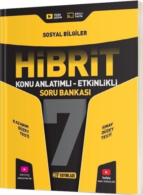 Hız Yayınları 7. Sınıf Sosyal Bilgiler HİBRİT Konu Anlatımlı Etkinlikli Soru Bankası