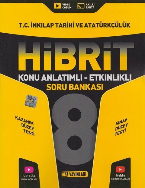 Hız Yayınları 8. Sınıf T.C. İnkılap Tarihi ve Atatürkçülük HİBRİT Konu Anlatımlı Etkinlikli Soru Bankası