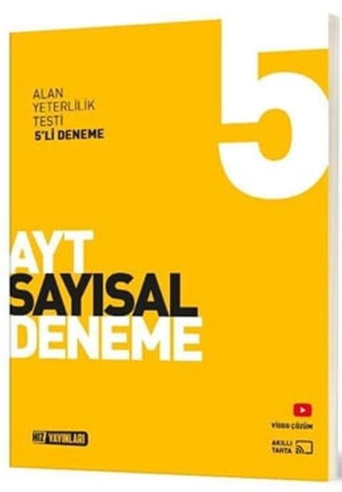 Hız Yayınları AYT Sayısal 5 li Deneme