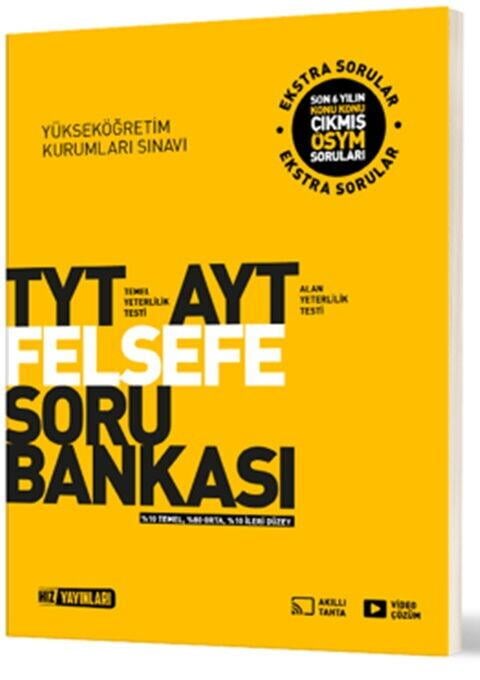 Hız Yayınları TYT AYT Felsefe Soru Bankası