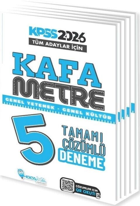 Hoca Kafası 2026 KPSS Genel Yetenek Genel Kültür Kafametre 5 Deneme