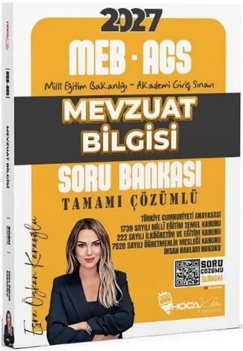 Hoca Kafası 2027 MEB AGS Mevzuat Bilgisi Soru Bankası