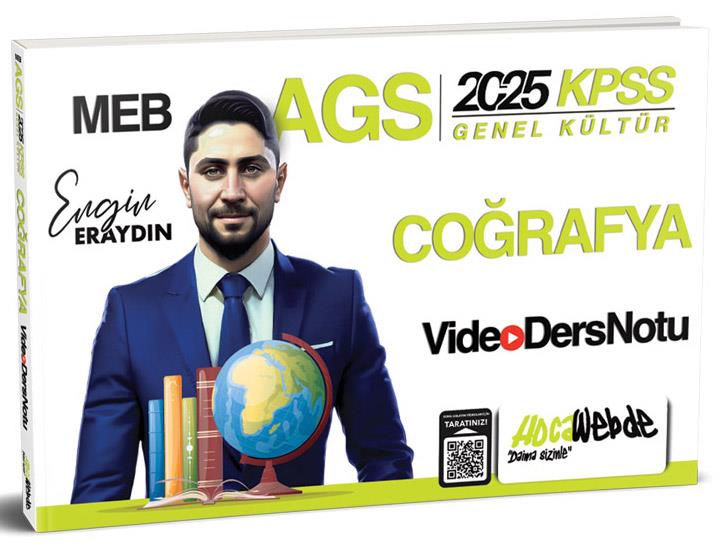HocaWebde 2025 MEB AGS KPSS Türkiye Coğrafyası Video Ders Notu