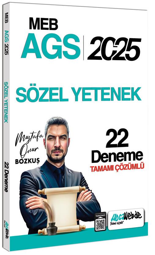 HocaWebde 2025 MEB AGS Sözel Yetenek Tamamı Çözümlü 22 Deneme Sınavı