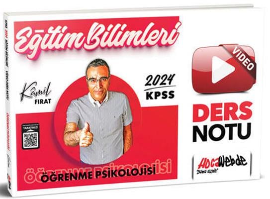 HocaWebde Yayınları 2024 KPSS Eğitim Bilimleri Öğrenme Psikolojisi Video Ders Notu